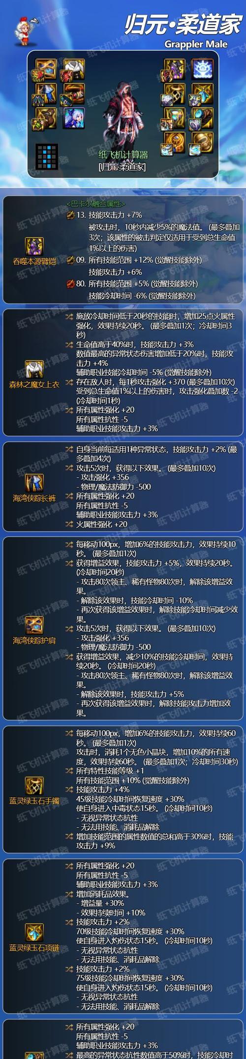 DNF柔道左槽应该带什么？选择左槽的建议是什么？