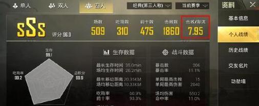 绝地求生kd怎么看？如何查看自己的kd值？
